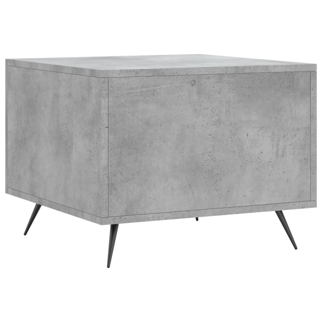 Stolići za kavu 2 kom Siva betona 50x50x40 cm konstruirano drvo