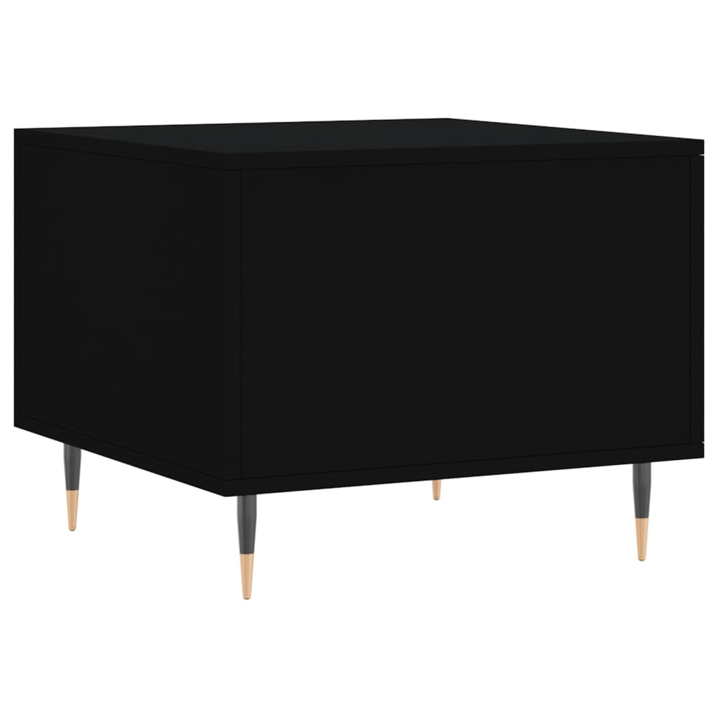 Stolići za kavu 2 kom crni 50x50x40 cm od konstruiranog drva