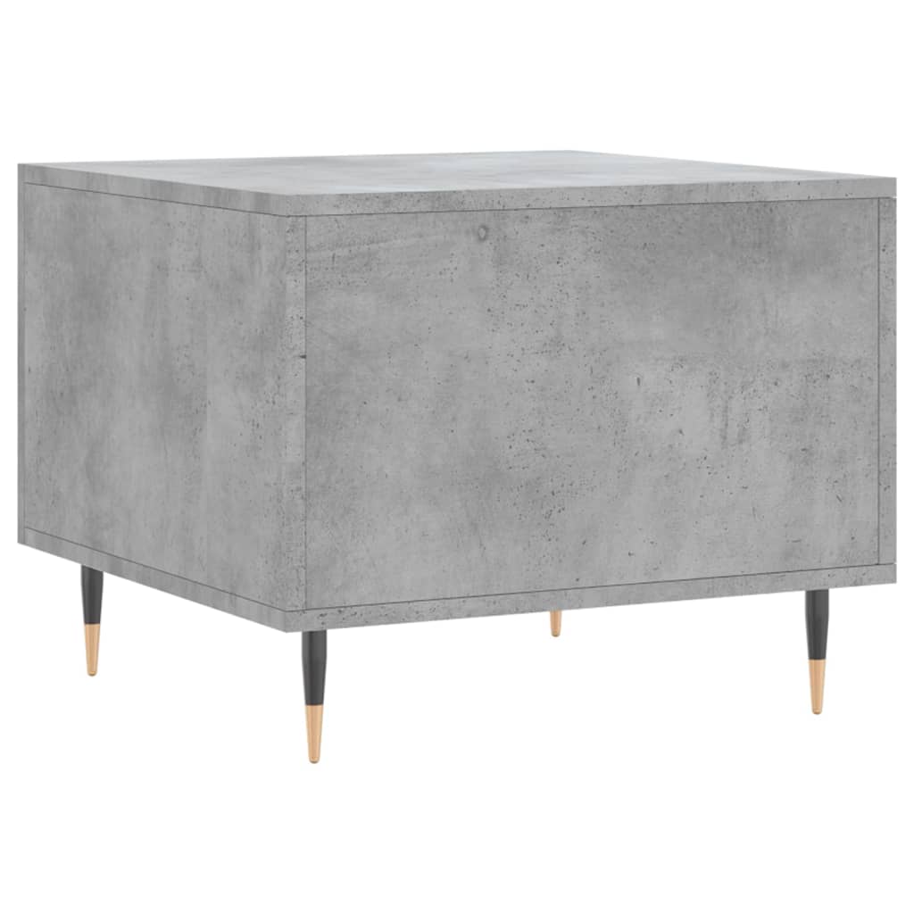 Stolići za kavu 2 kom Siva betona 50x50x40 cm konstruirano drvo