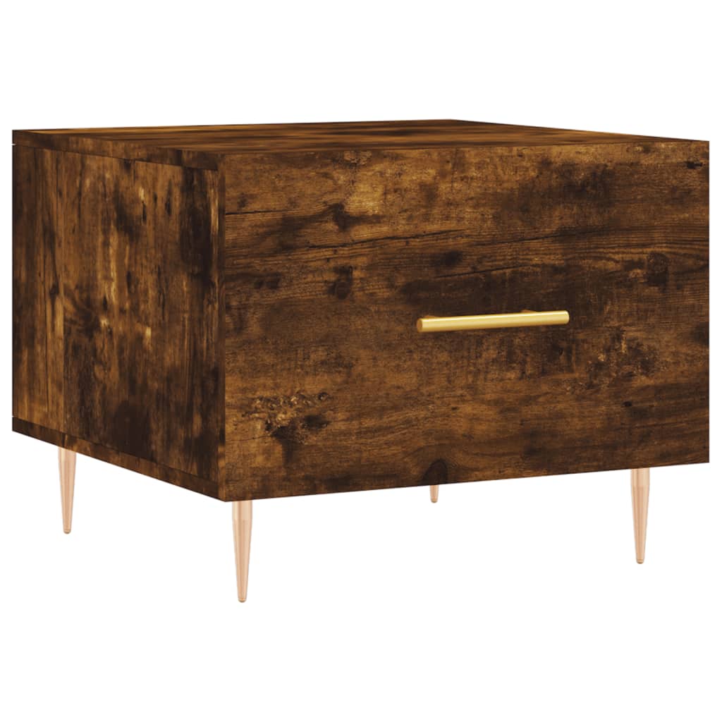 Stolići za kavu 2 kom boja hrasta 50x50x40 cm konstruirano drvo