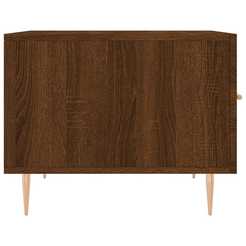 Stolići za kavu 2 kom boja hrasta 50x50x40 cm konstruirano drvo