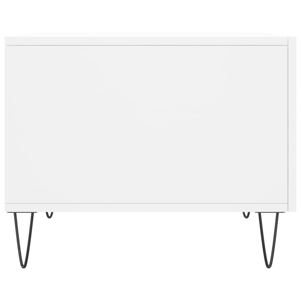 Stolići za kavu 2 kom bijeli 50x50x40 cm od konstruiranog drva