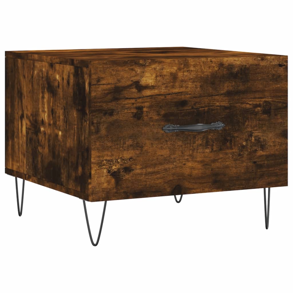 Stolići za kavu 2 kom boja hrasta 50x50x40 cm konstruirano drvo