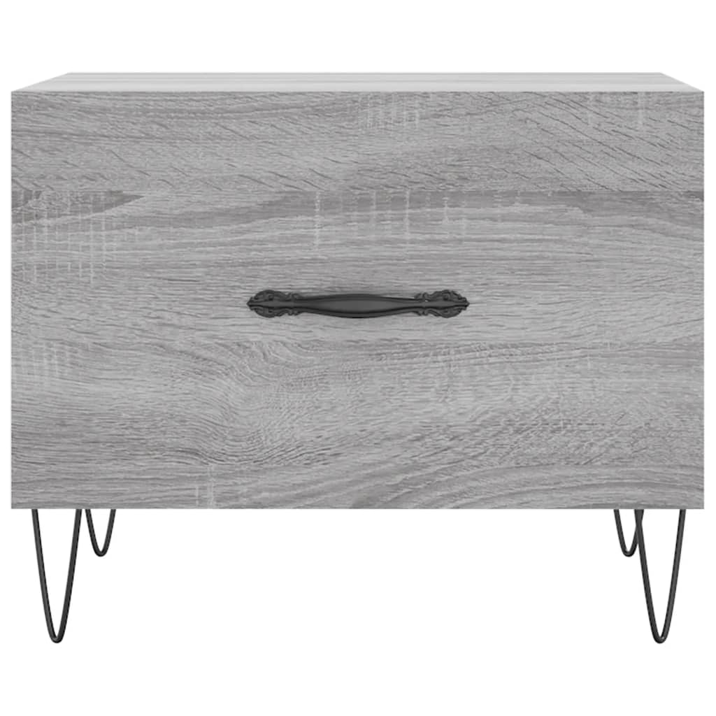 Stolići za kavu 2 kom boja hrast 50x50x40 cm konstruirano drvo