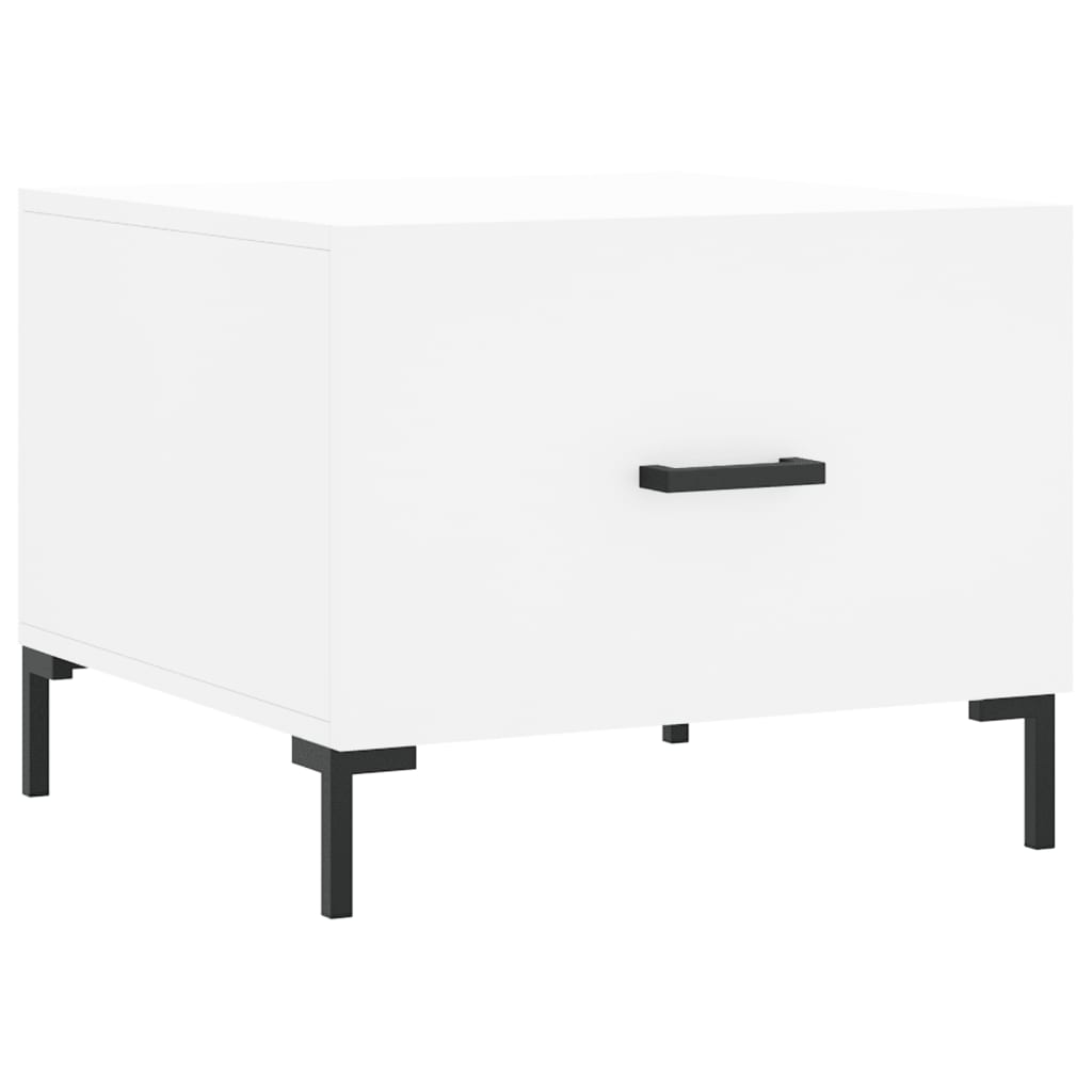 Stolići za kavu 2 kom bijeli 50x50x40 cm od konstruiranog drva