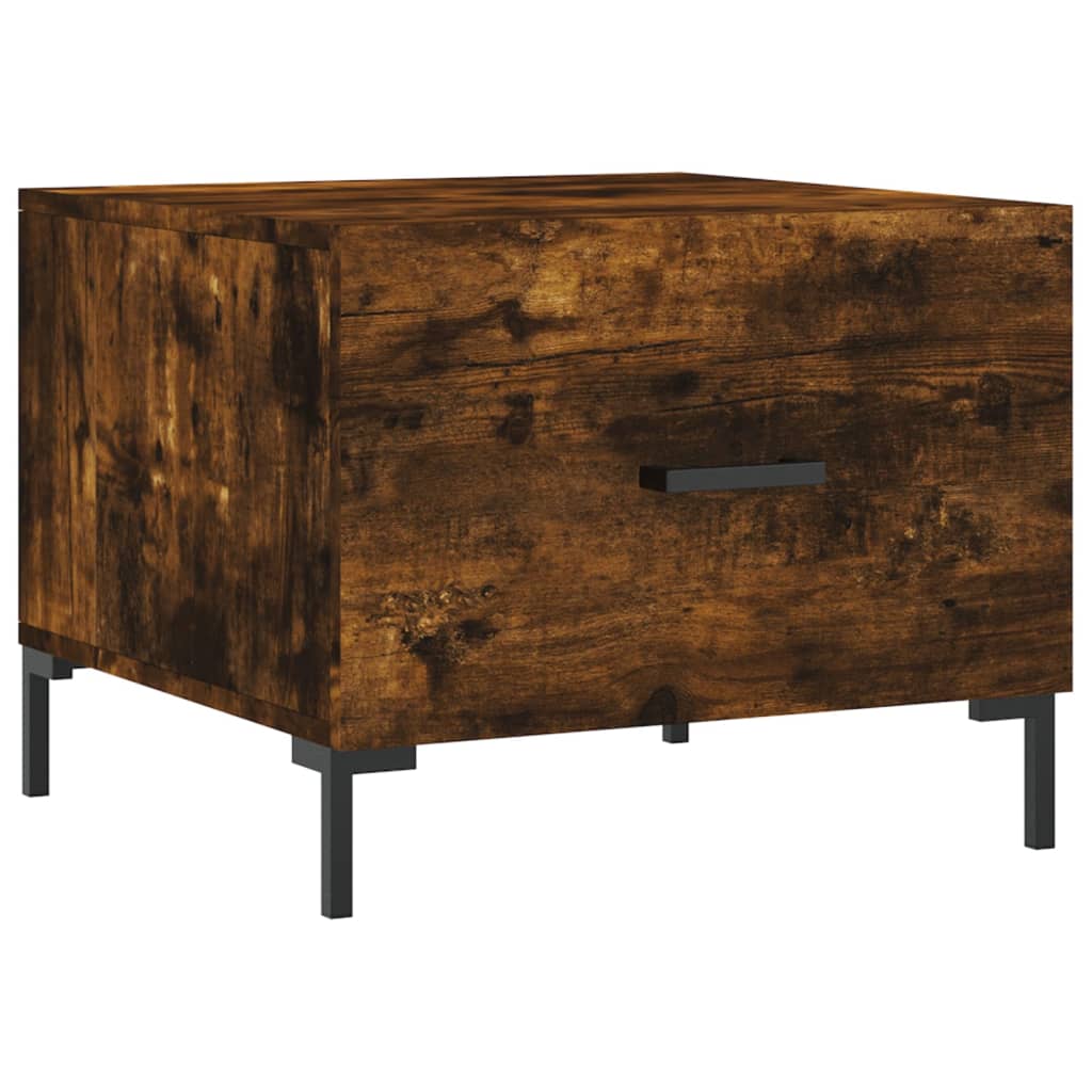 Stolići za kavu 2 kom boja hrasta 50x50x40 cm konstruirano drvo