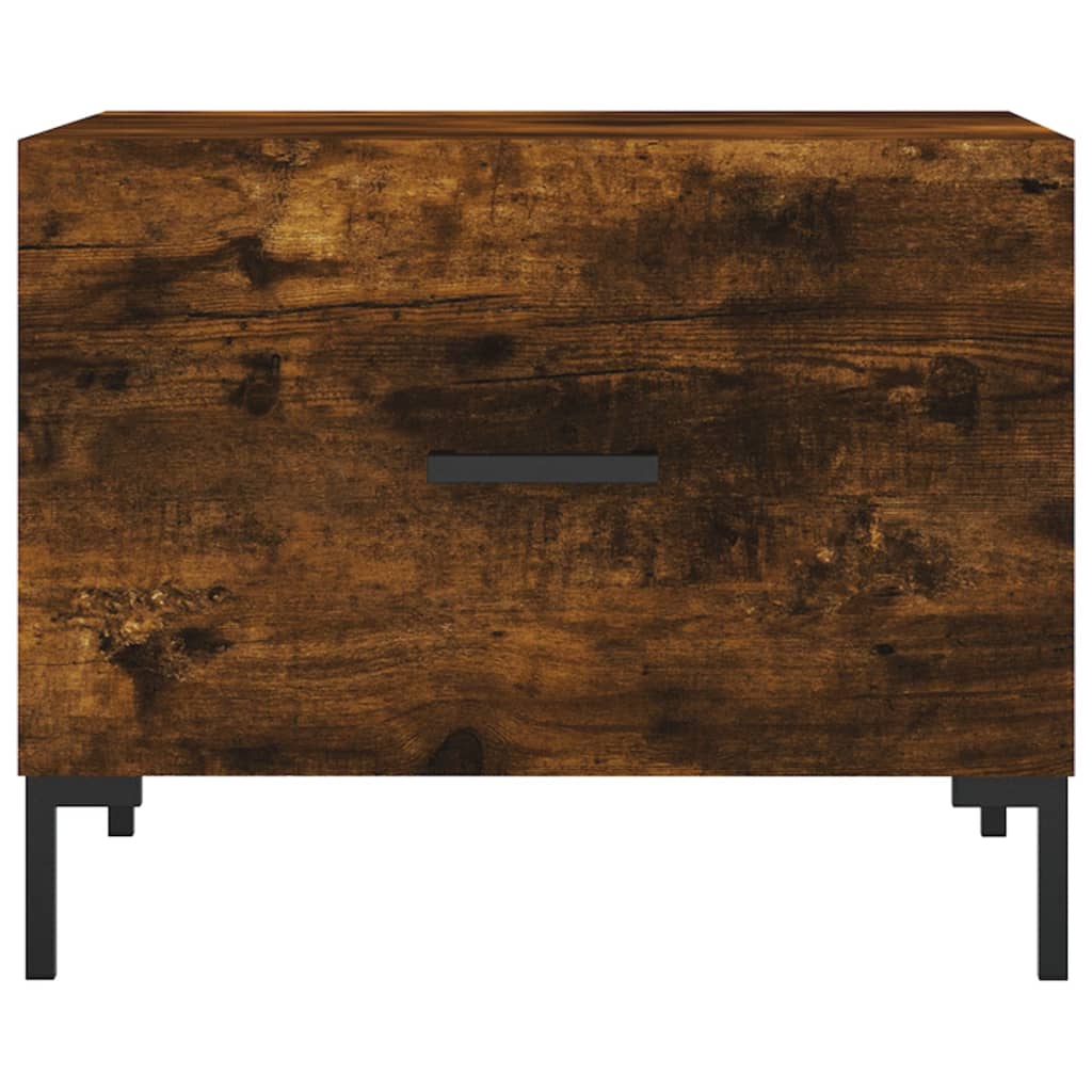 Stolići za kavu 2 kom boja hrasta 50x50x40 cm konstruirano drvo