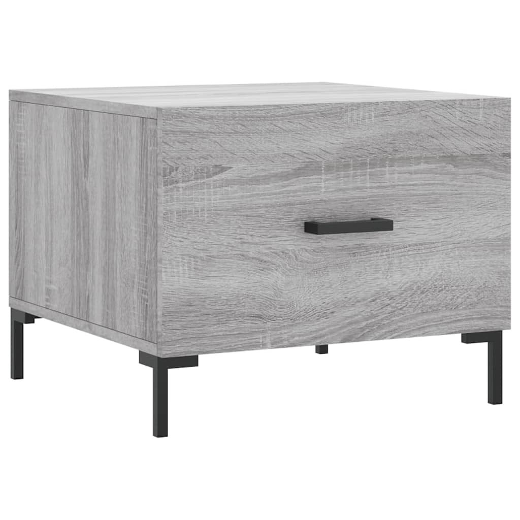 Stolići za kavu 2 kom boja hrast 50x50x40 cm konstruirano drvo