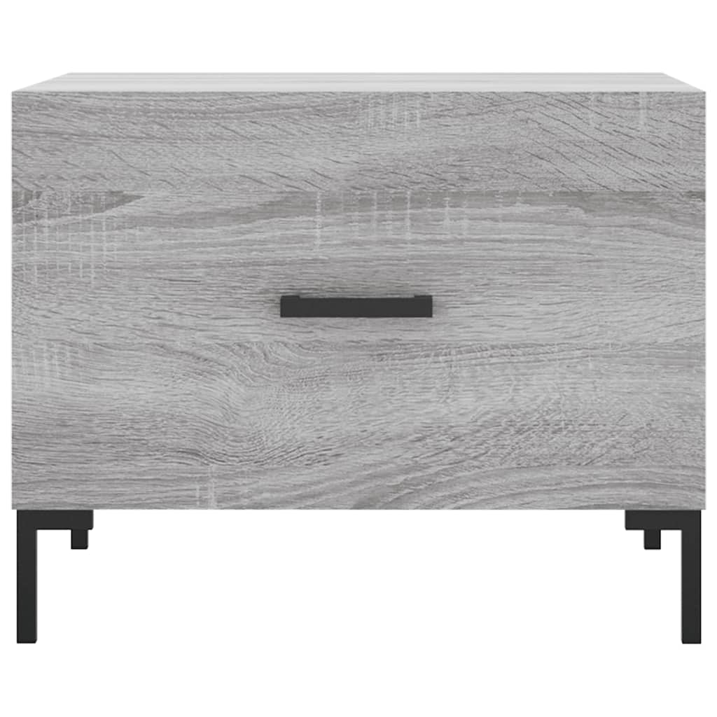 Stolići za kavu 2 kom boja hrast 50x50x40 cm konstruirano drvo