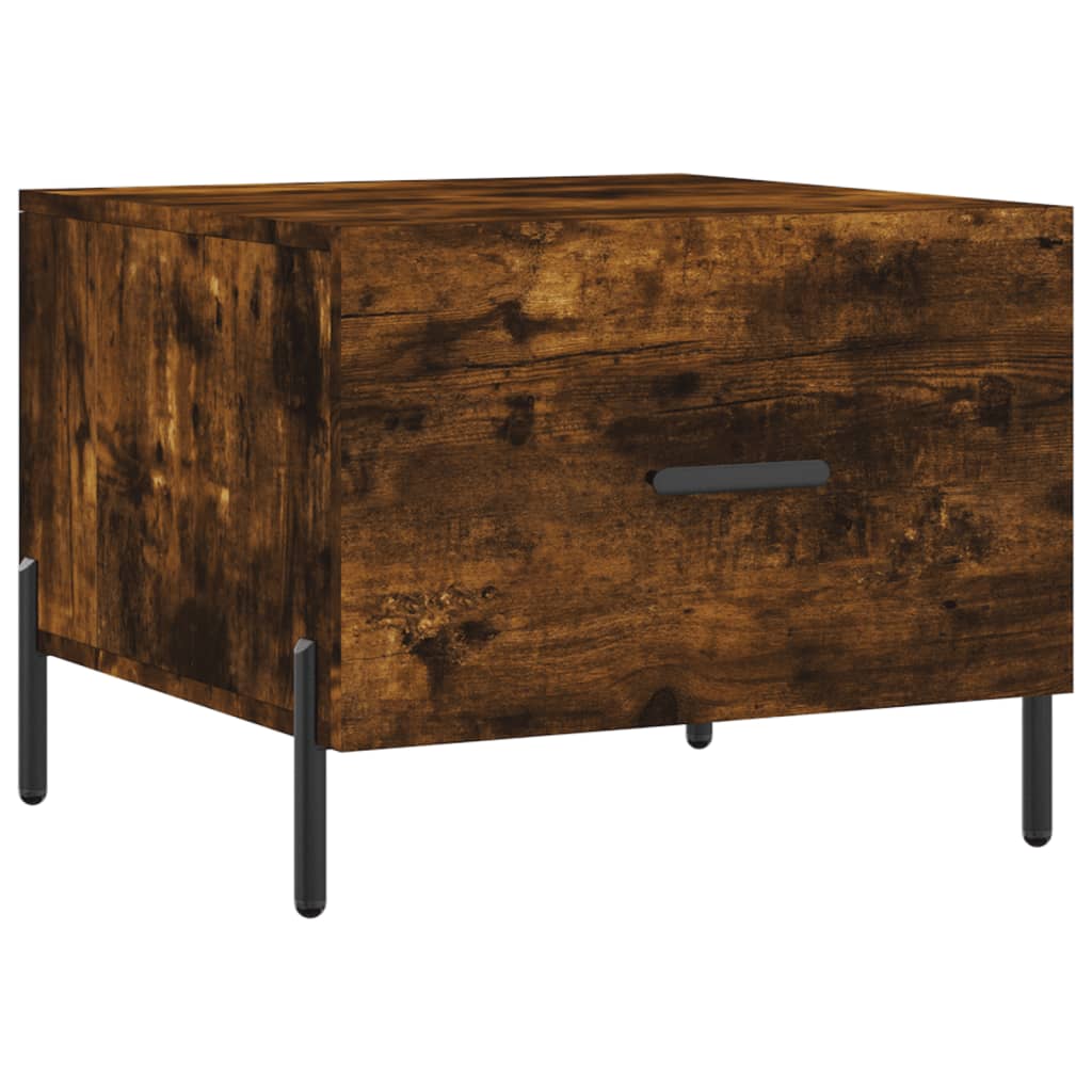 Stolići za kavu 2 kom boja hrasta 50x50x40 cm konstruirano drvo