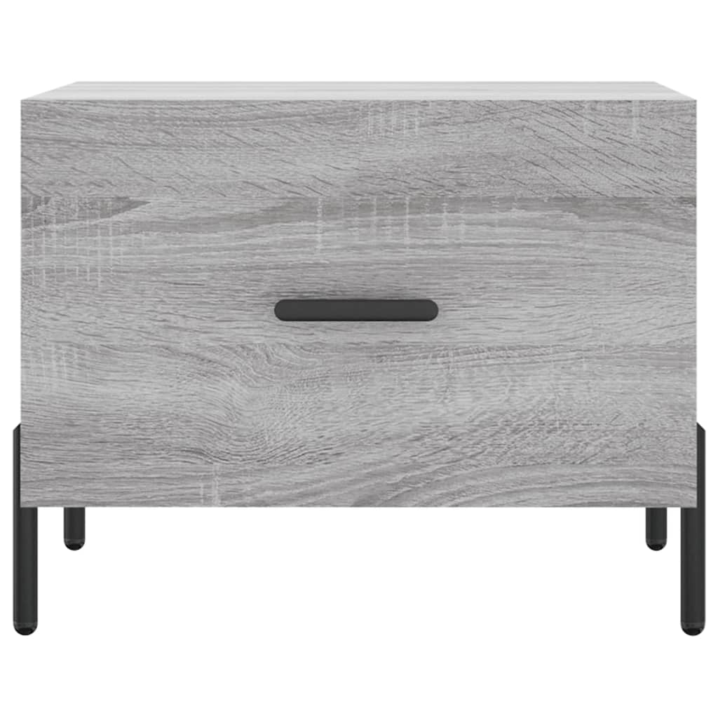 Stolići za kavu 2 kom boja hrast 50x50x40 cm konstruirano drvo