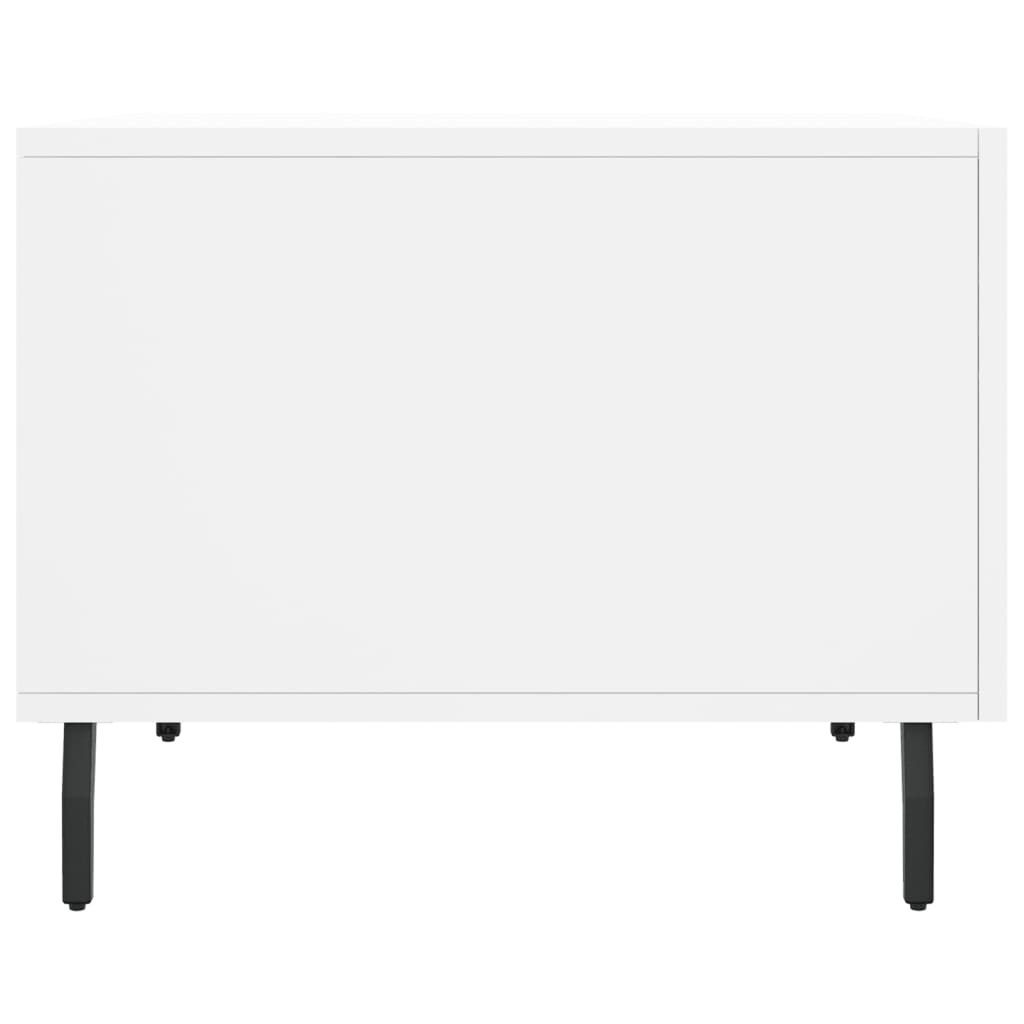 Stolići za kavu 2 kom bijeli 50x50x40 cm od konstruiranog drva