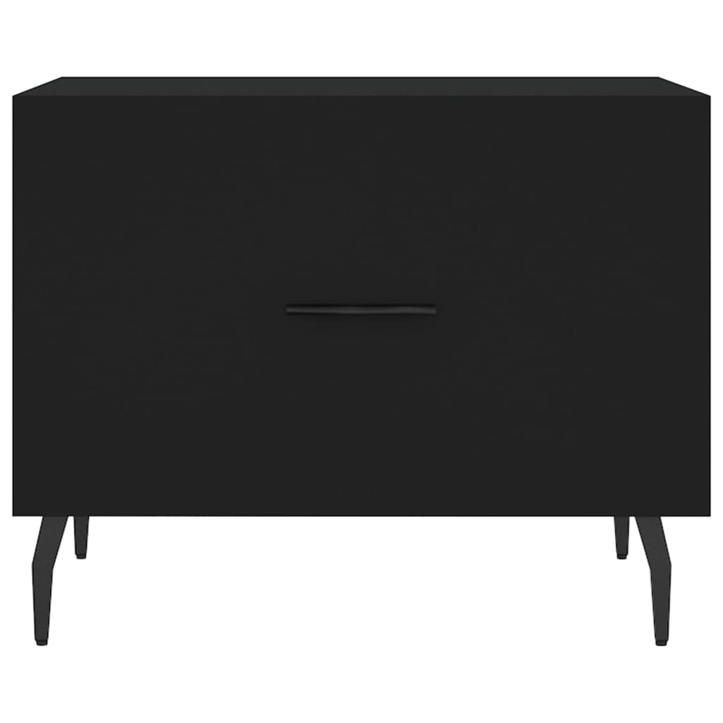Stolići za kavu 2 kom crni 50x50x40 cm od konstruiranog drva