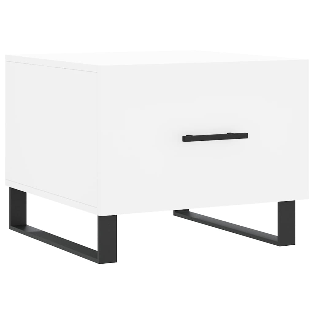 Stolići za kavu 2 kom bijeli 50x50x40 cm od konstruiranog drva