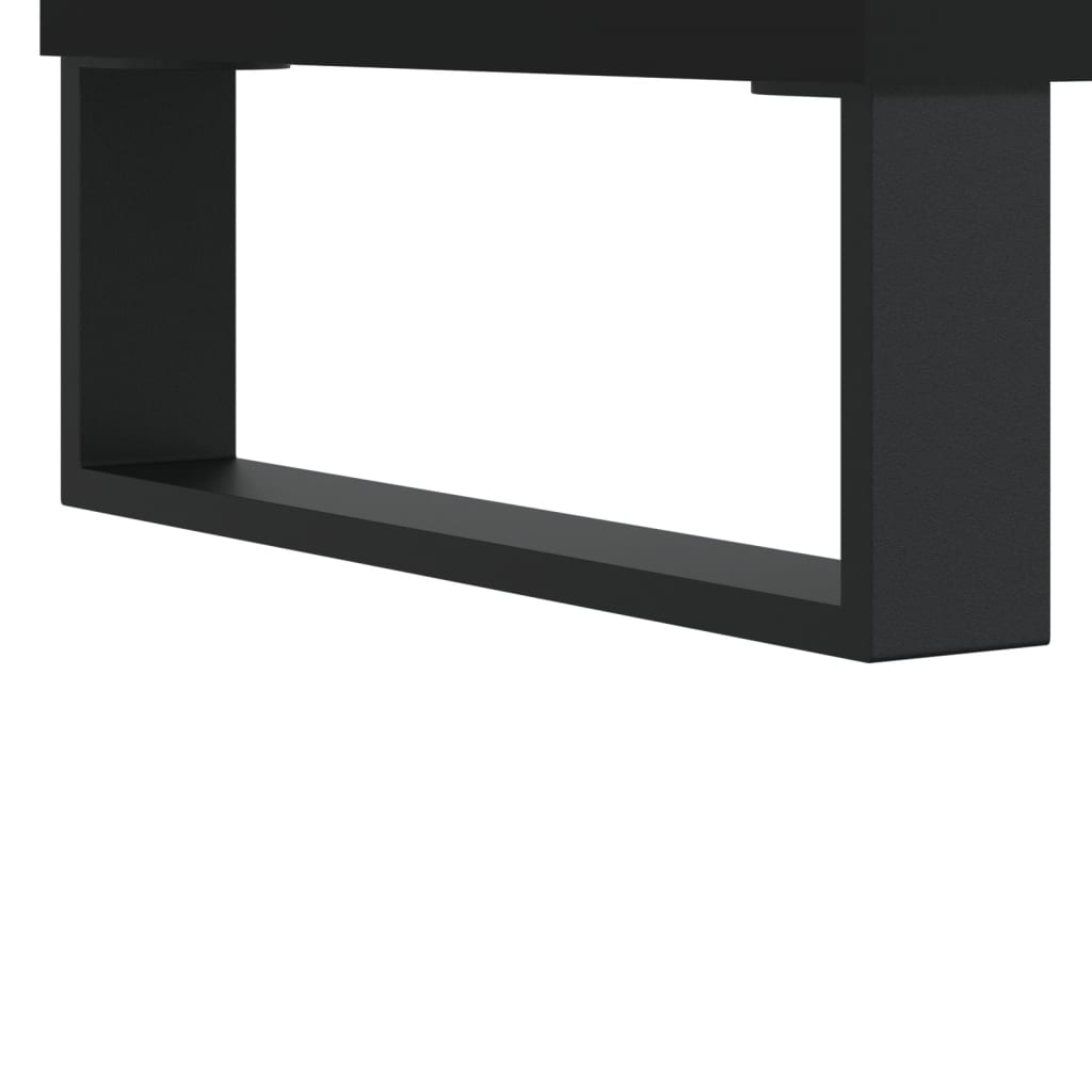 Stolići za kavu 2 kom crni 50x50x40 cm od konstruiranog drva