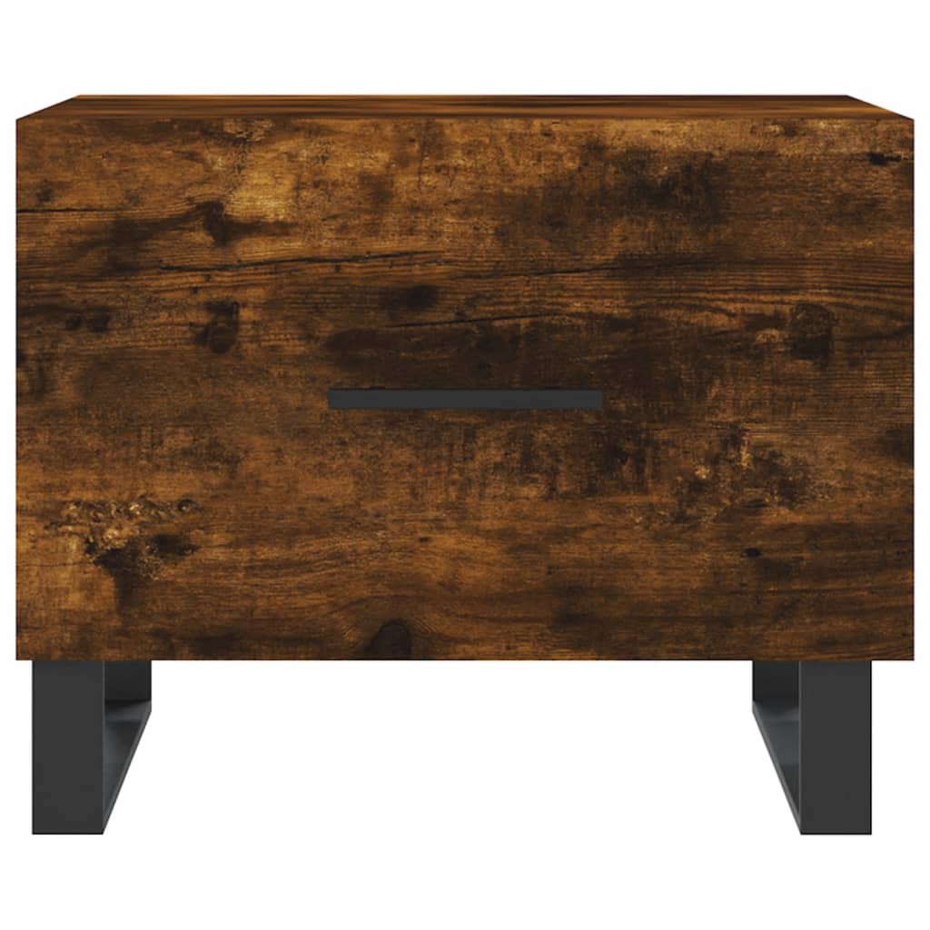 Stolići za kavu 2 kom boja hrasta 50x50x40 cm konstruirano drvo