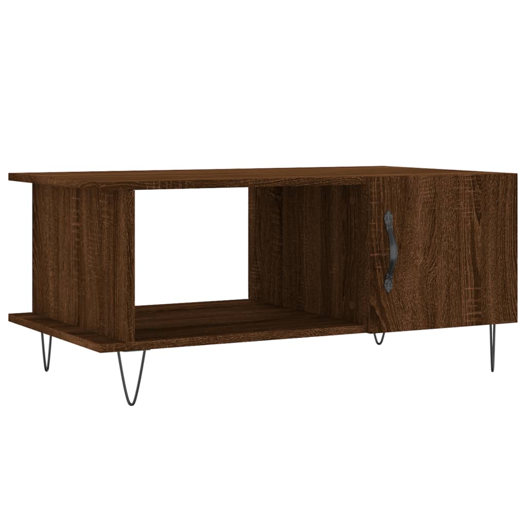 Stolić za kavu Smeđa hrasta 90x50x40 cm konstruirano drvo