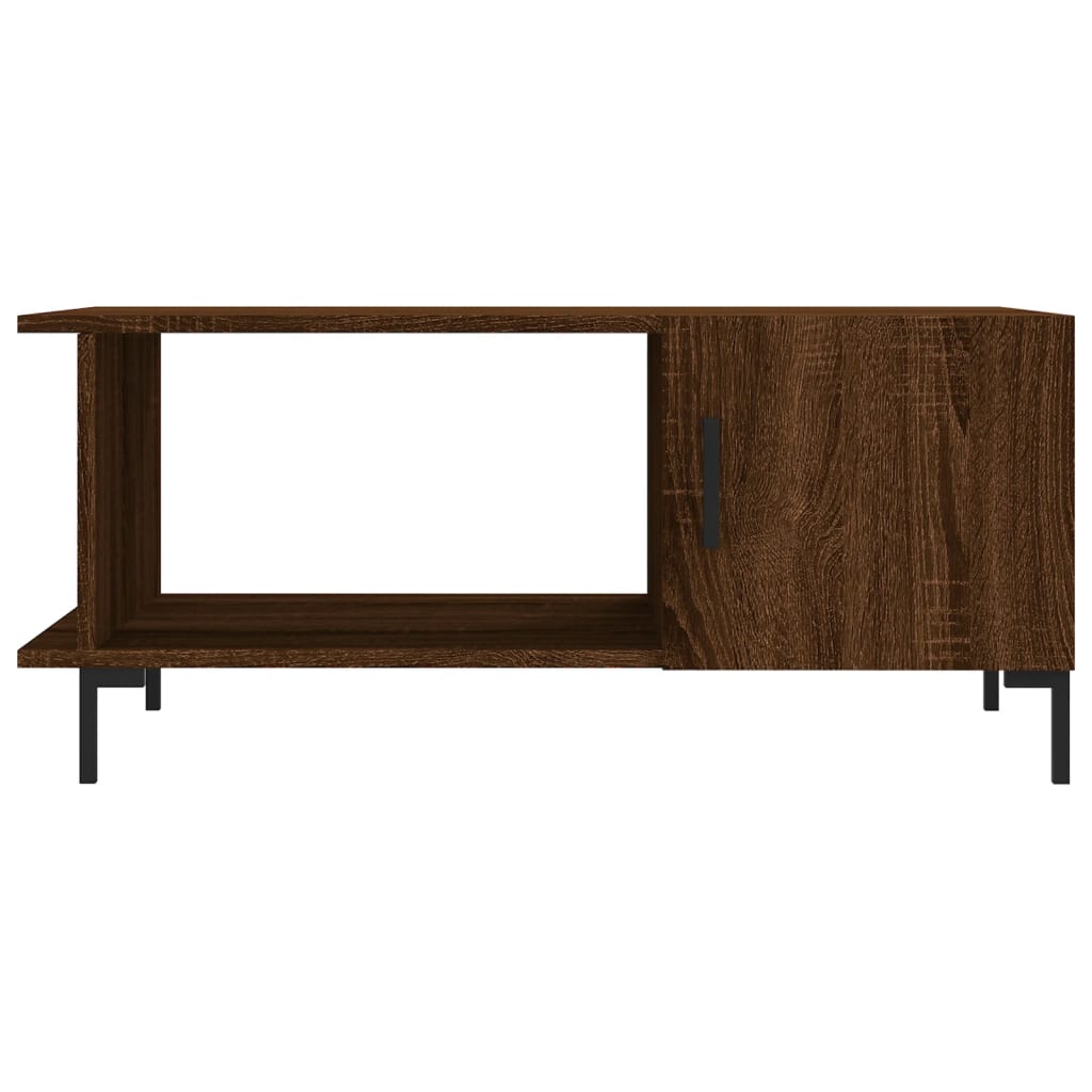 Stolić za kavu Smeđa hrasta 90x50x40 cm konstruirano drvo