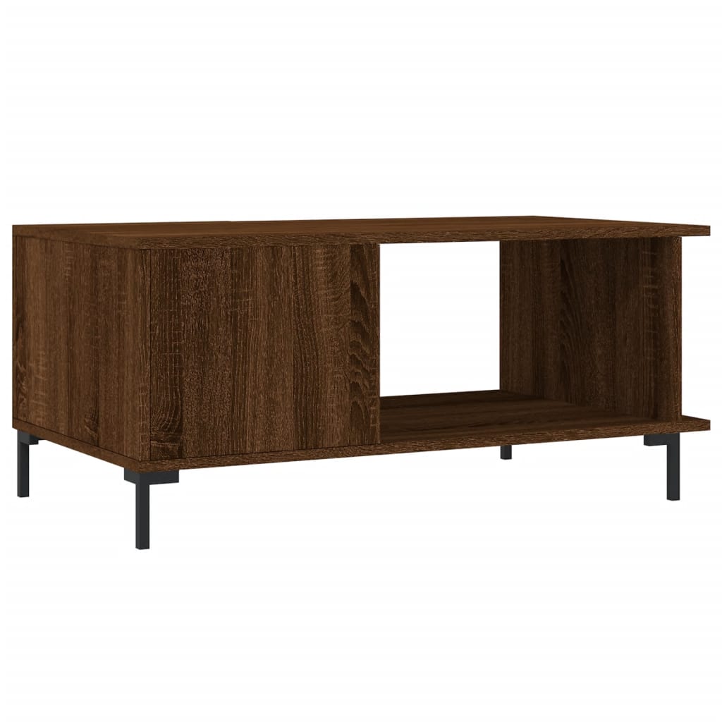 Stolić za kavu Smeđa hrasta 90x50x40 cm konstruirano drvo