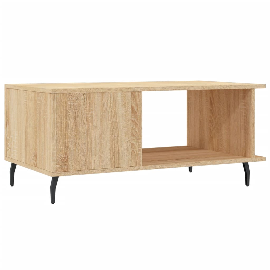 Stolić za kavu boja hrasta 90x50x40 cm konstruirano drvo
