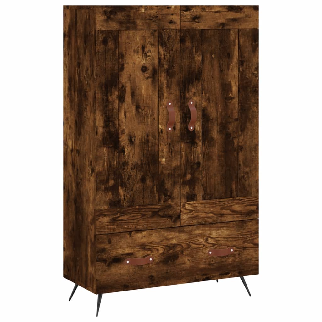 Visoka komoda boja hrasta 69,5 x 31 x 115 cm konstruirano drvo
