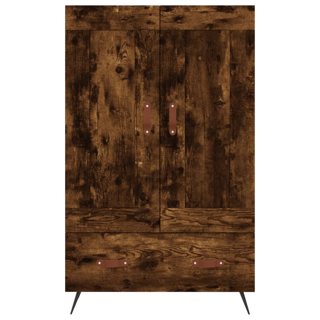 Visoka komoda boja hrasta 69,5 x 31 x 115 cm konstruirano drvo