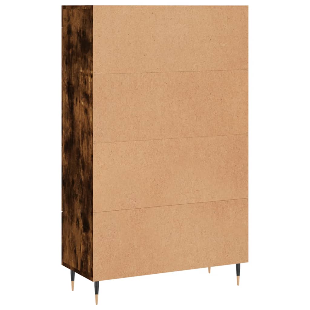 Visoka komoda boja hrasta 69,5 x 31 x 115 cm konstruirano drvo