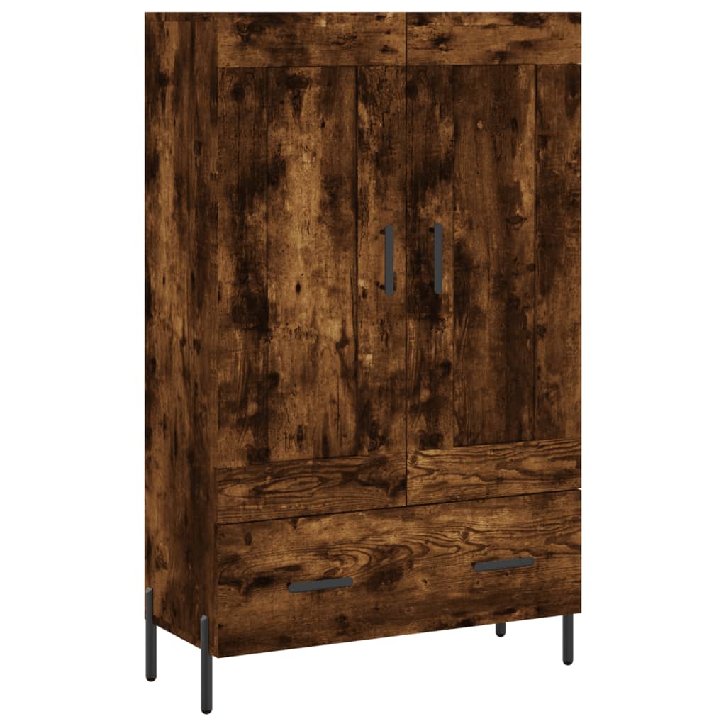 Visoka komoda boja hrasta 69,5 x 31 x 115 cm konstruirano drvo