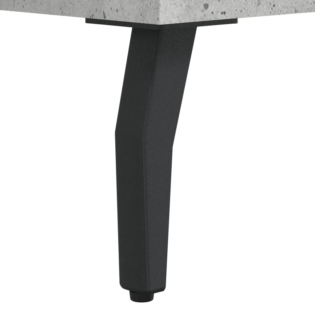 Visoka komoda boja betona 69,5 x 31 x 115 cm konstruirano drvo