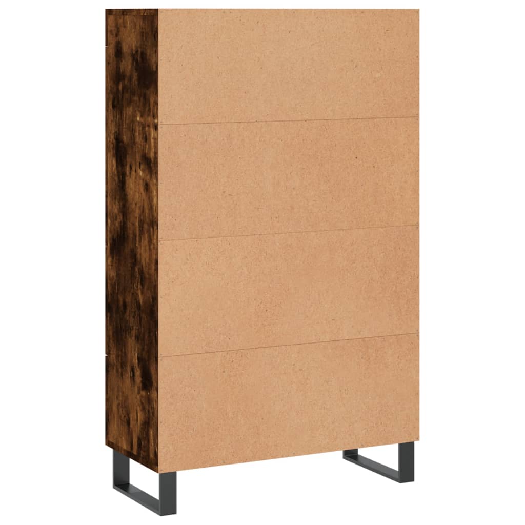 Visoka komoda boja hrasta 69,5 x 31 x 115 cm konstruirano drvo