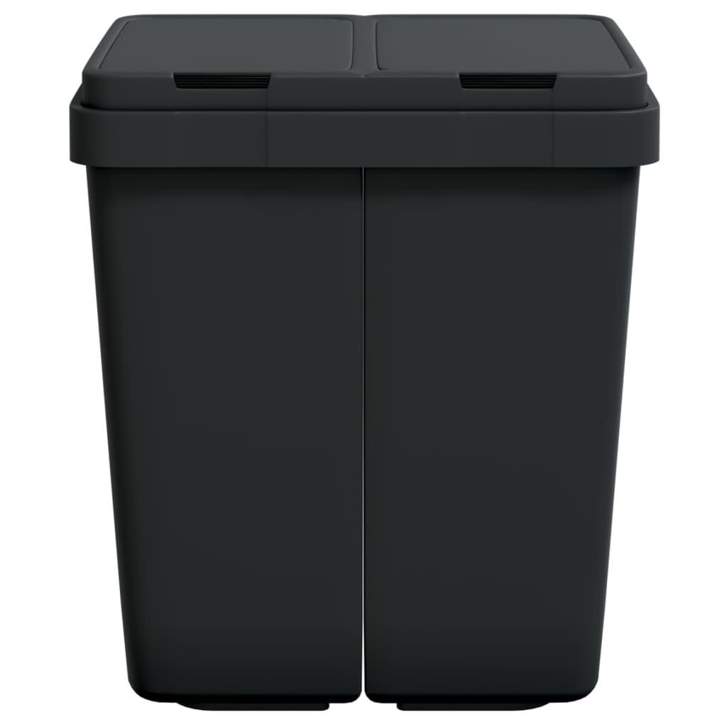 Dvostruka kanta antracit 2 x 25 L