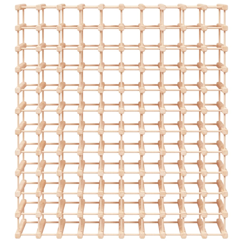 Stalak za vino za 120 boca 112,5x23x123,5 cm masivna borovina