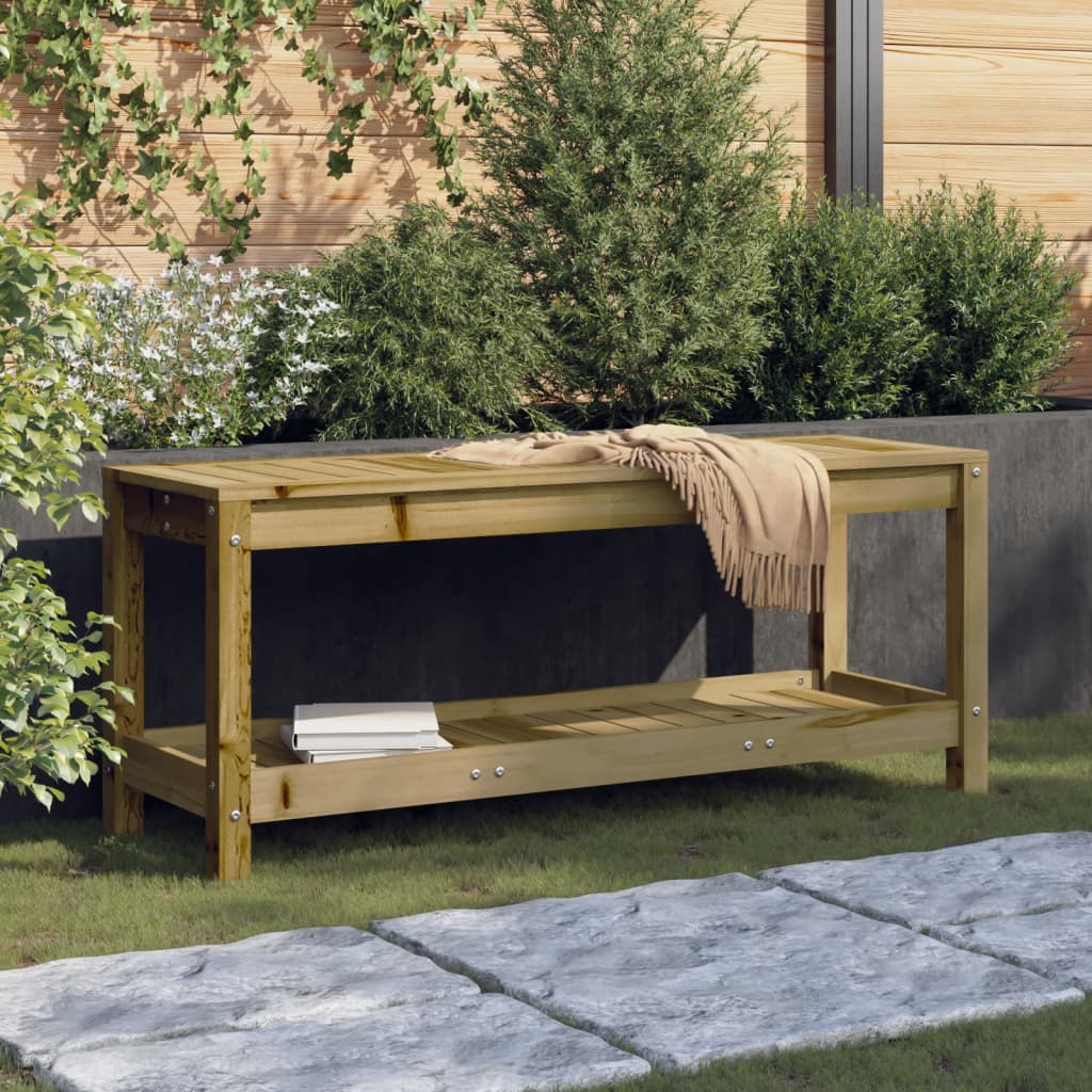 Vrtna klupa 108x35x45 cm od impregnirane borovine