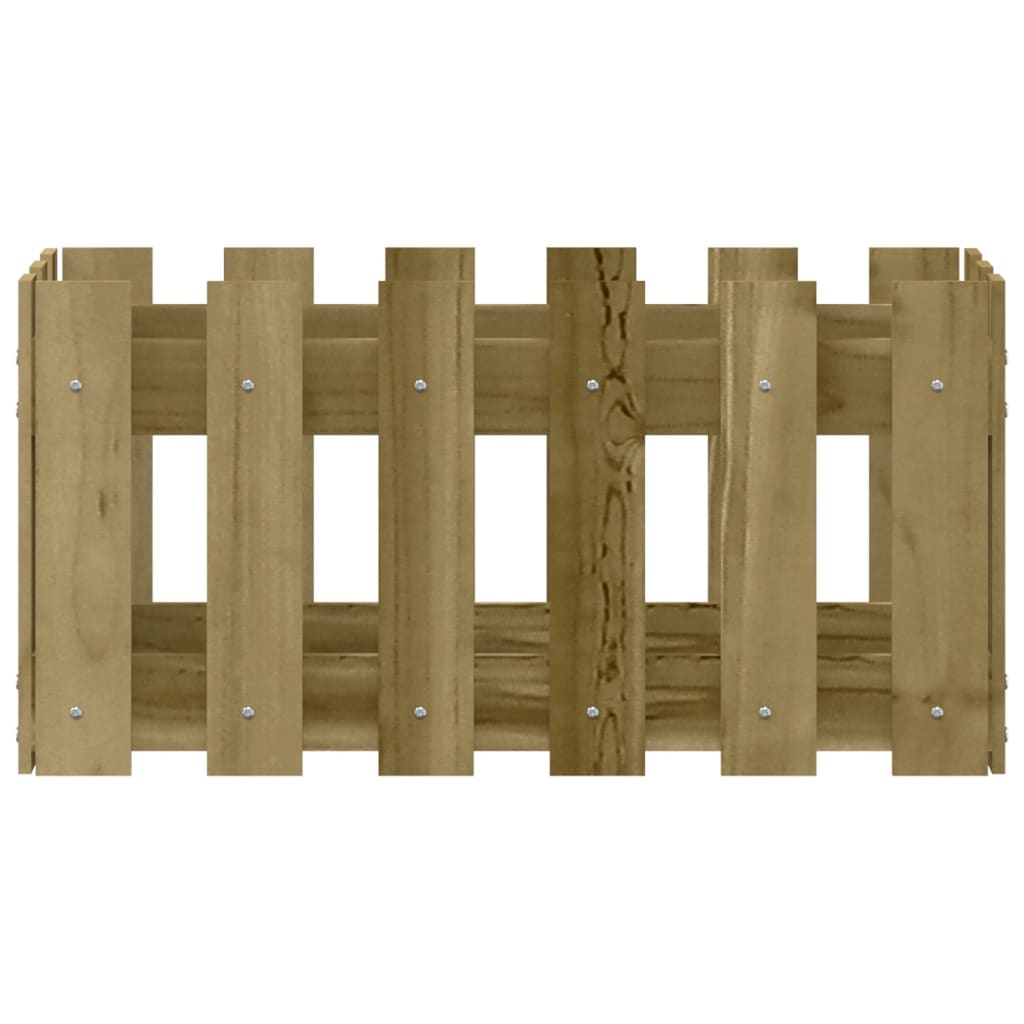 Vrtna sadilica s izgledom 60x30x30 cm impregnirana borovina
