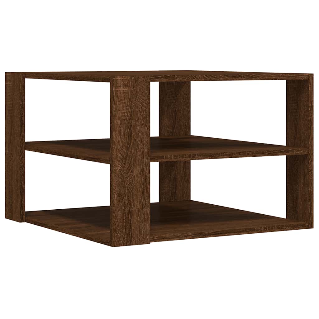 Stolić za kavu boja hrasta 58x58x40 cm konstruirano drvo