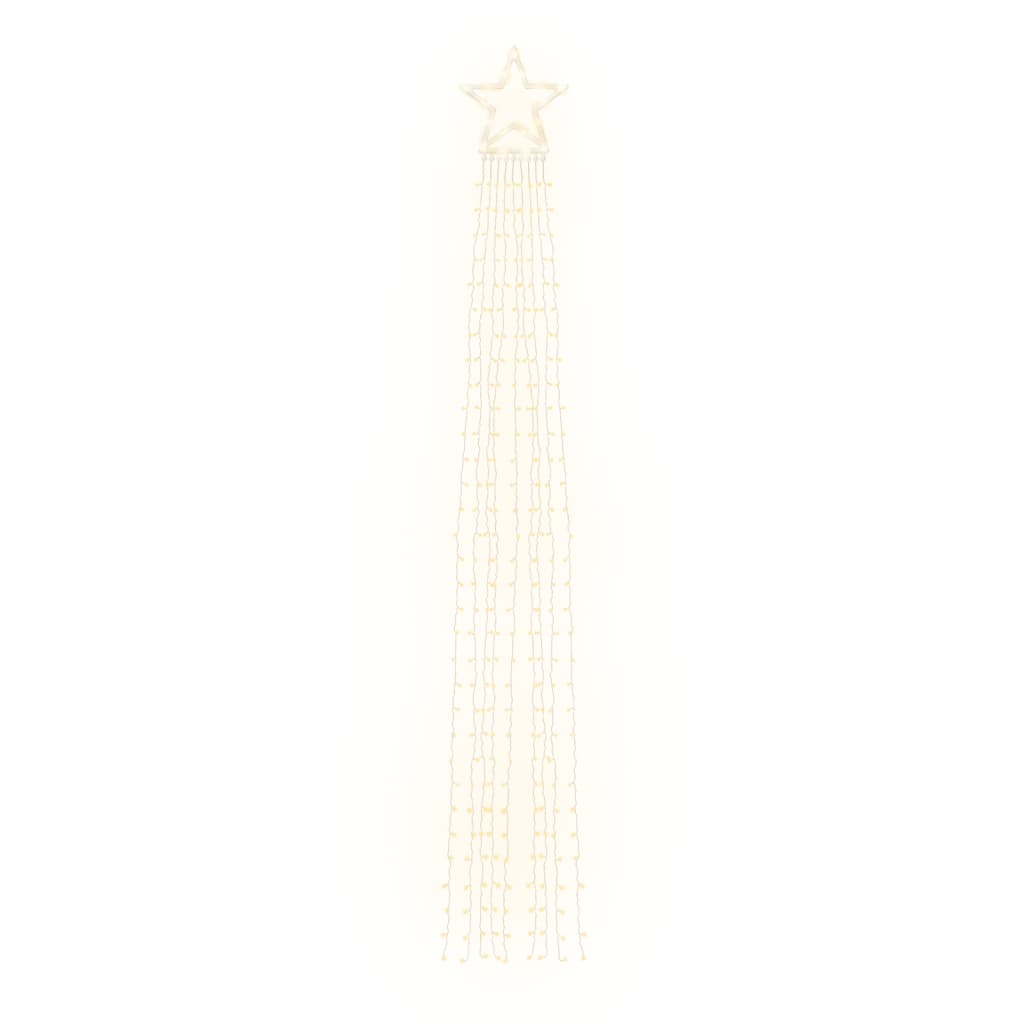 Svjetlo za božićno drvce 320 LED toplo bijelo 375 cm