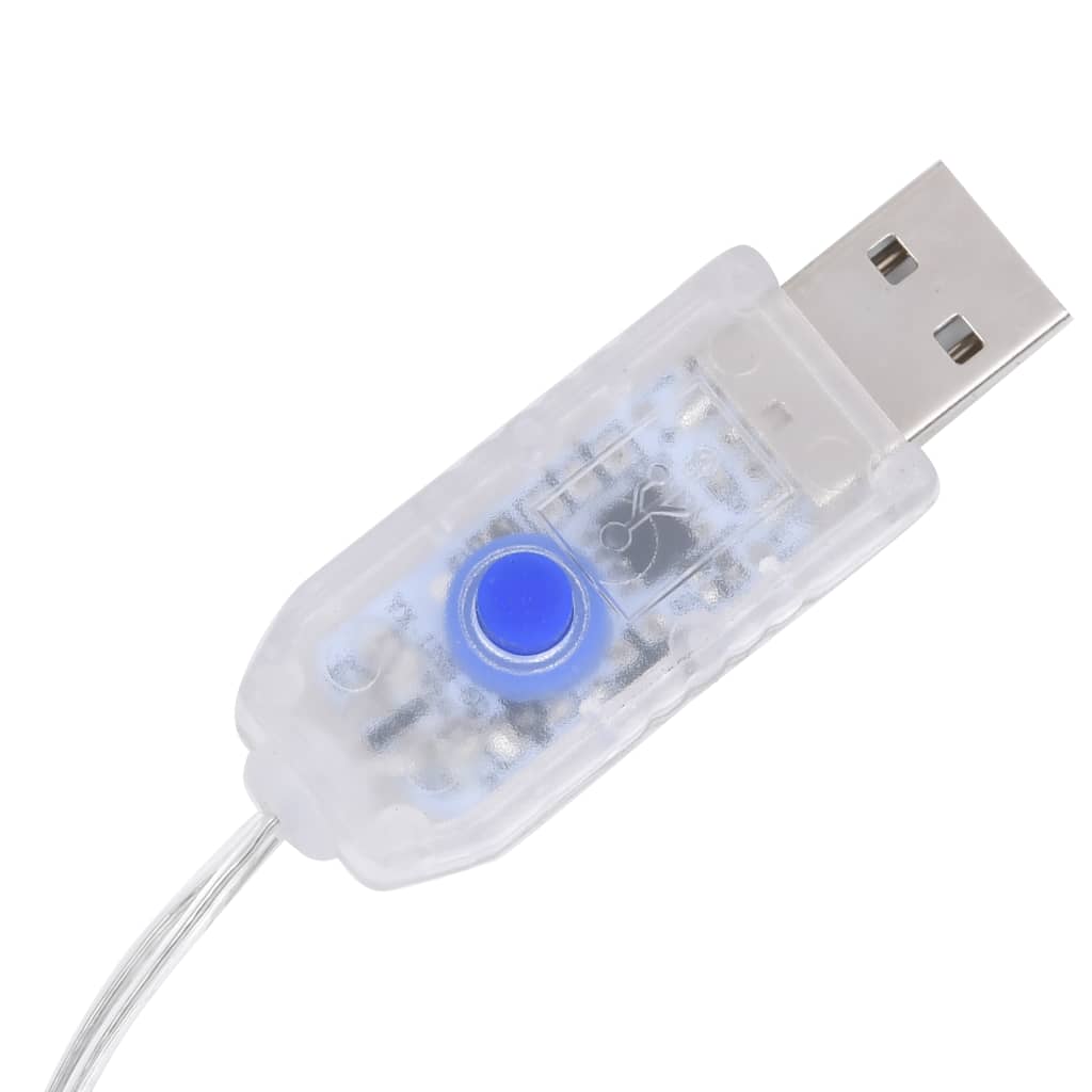 Svjetlo za božićno drvce 320 LED plave 375 cm