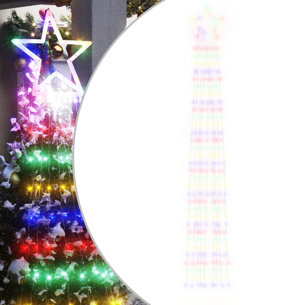 Svjetlo za božićno drvce 320 LED šarene 375 cm
