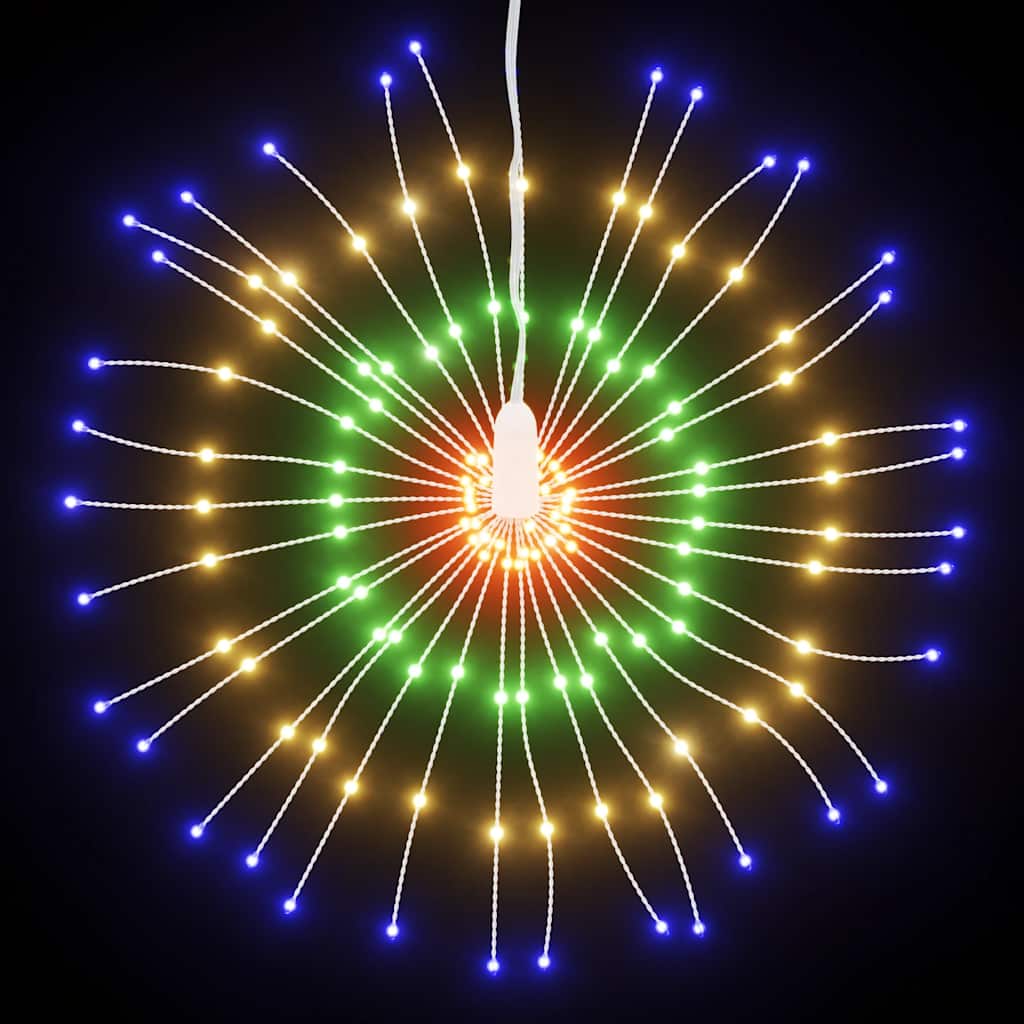 Božićna svjetla zvjezdani prasak 140 LED 4 k višebojna 17 cm