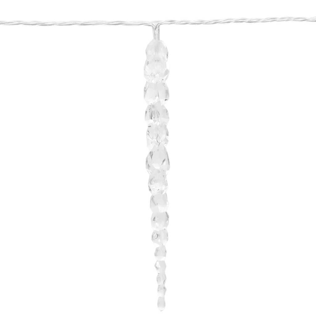 Božićna lampica u obliku ledenice 200 LED dioda hladno bijela 20 m akril PVC