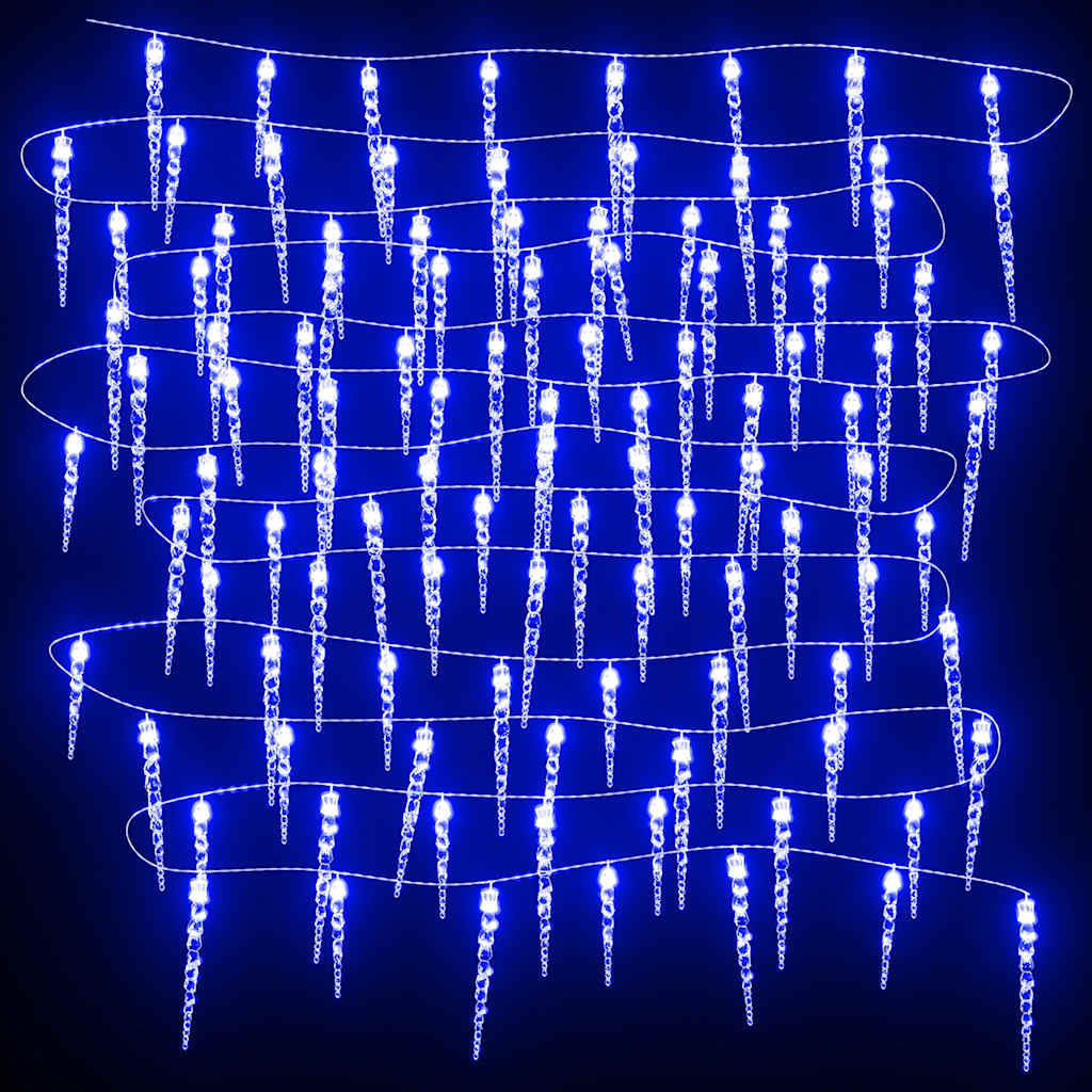 Božićna svjetla sige 200 LED plava 20 m akrilna PVC