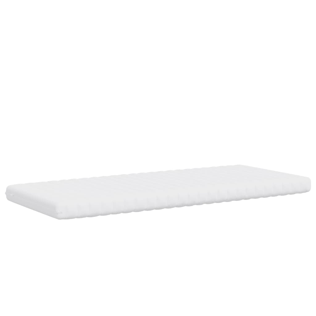 Madraci od pjene 2 kom bijeli 90 x 190 cm 7 zona tvrdoća 20 ILD