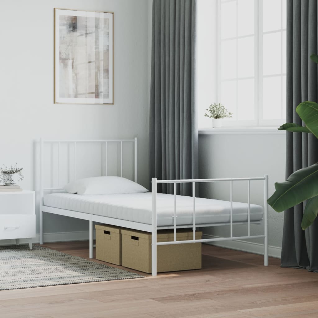 Madraci od pjene 2 kom bijeli 100x200 cm 7 zona tvrdoća 20 ILD