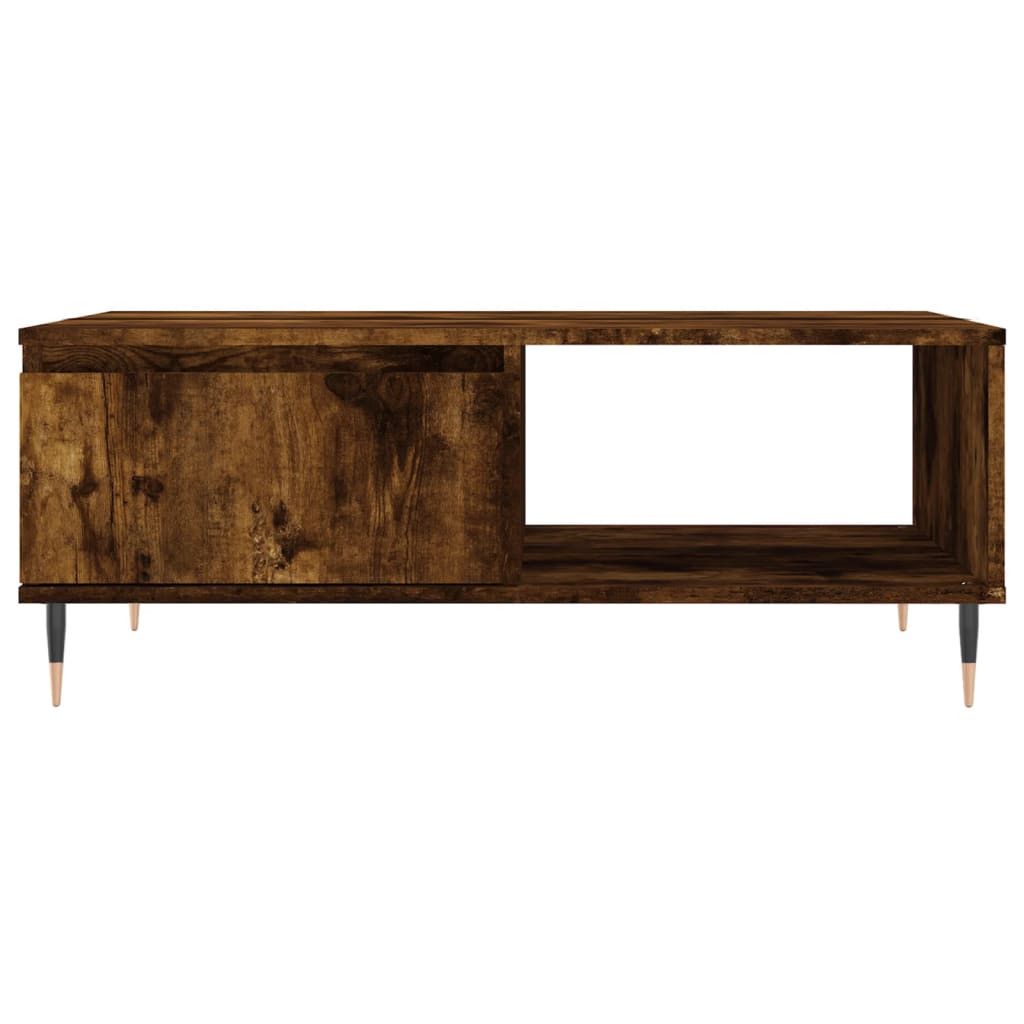 Stolić za kavu boja hrasta 90 x 60 x 35 cm konstruirano drvo