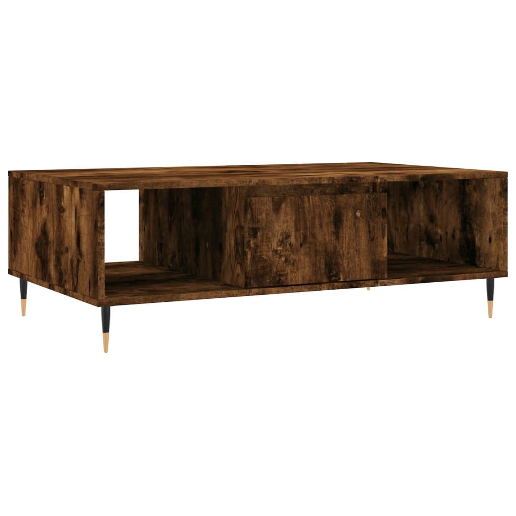 Stolić za kavu boja hrasta 104 x 60 x 35 cm konstruirano drvo