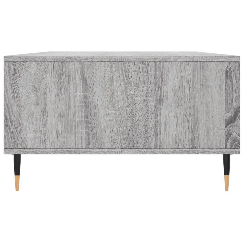 Stolić za kavu siva boja hrasta 104x60x35 cm konstruirano drvo
