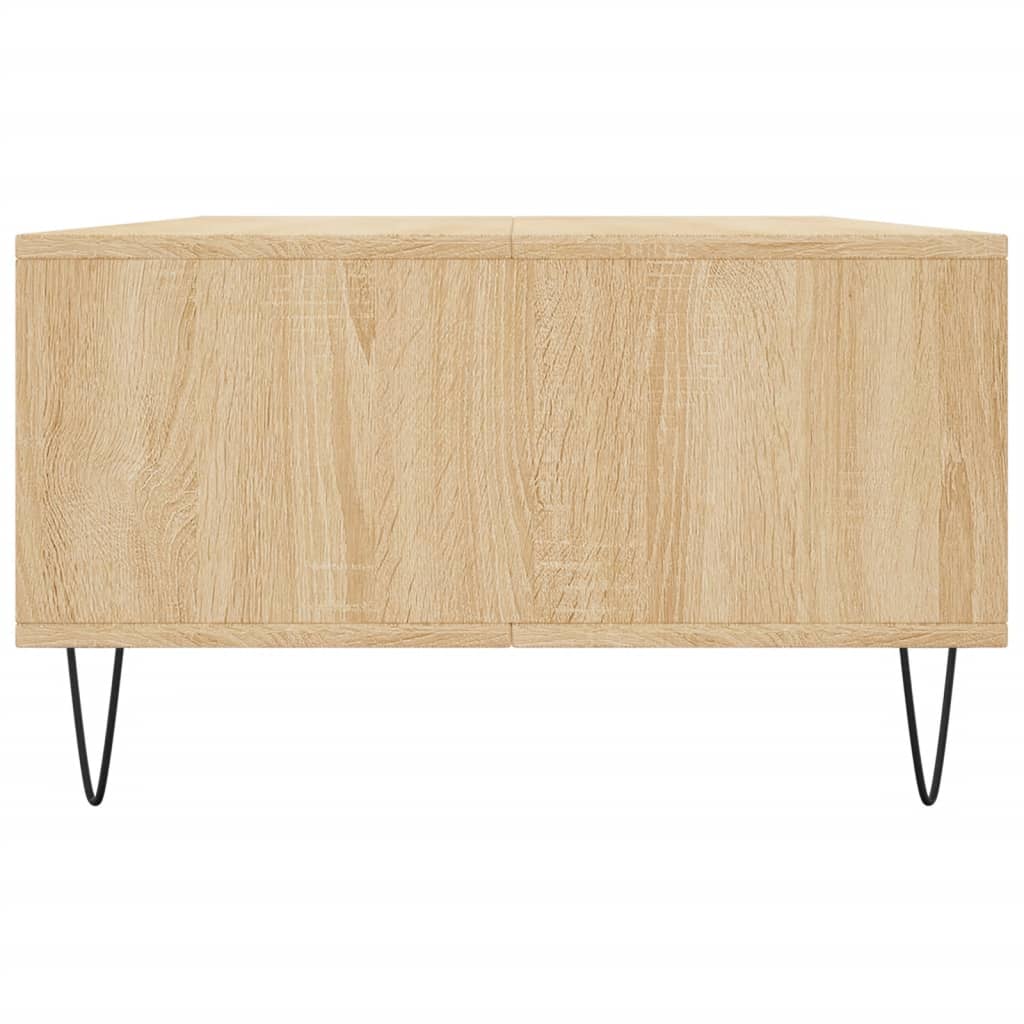 Stolić za kavu boja hrasta 104 x 60 x 35 cm konstruirano drvo