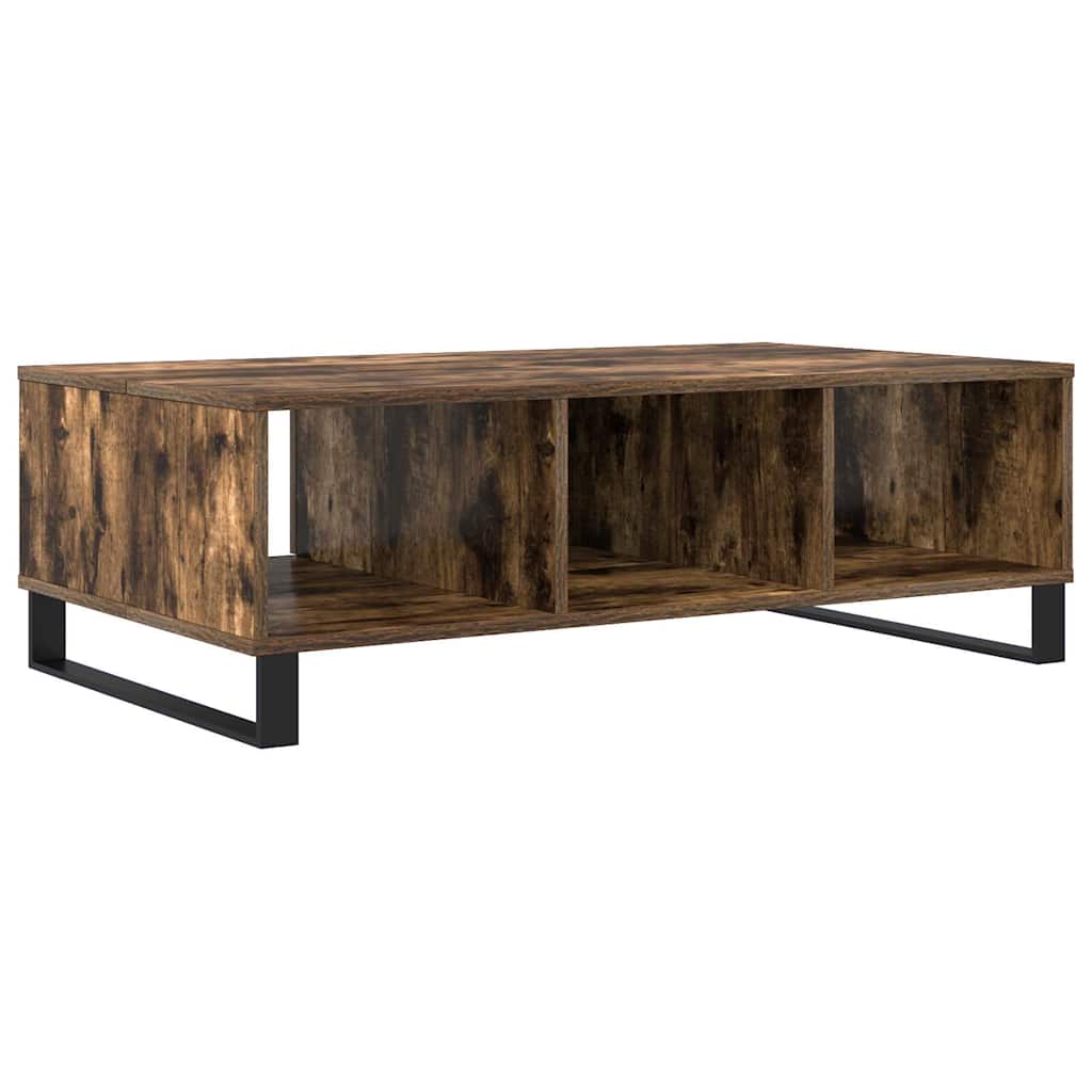 Stolić za kavu boja hrasta 104 x 60 x 35 cm konstruirano drvo