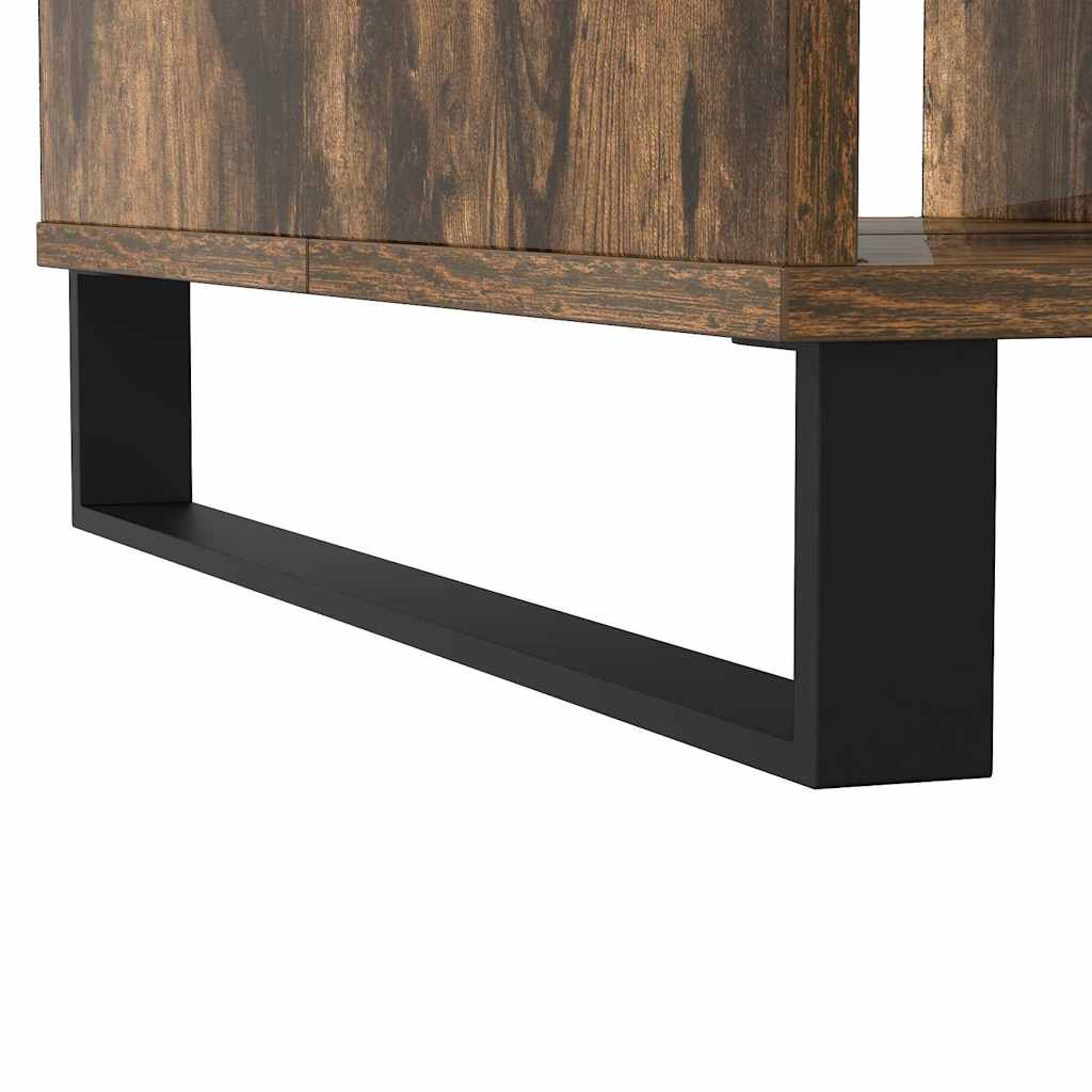 Stolić za kavu boja hrasta 104 x 60 x 35 cm konstruirano drvo