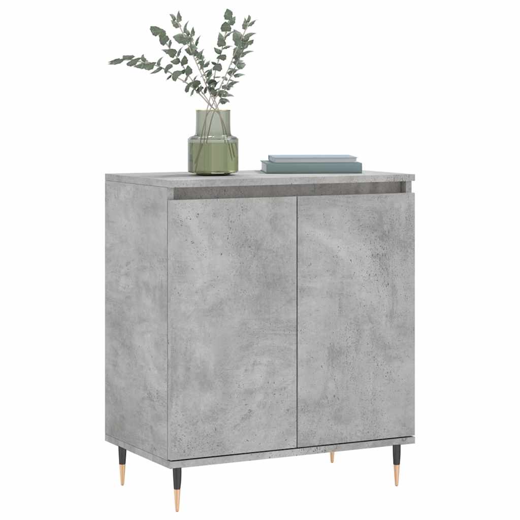 Komoda siva boja betona 60x35x70 cm od konstruiranog drva